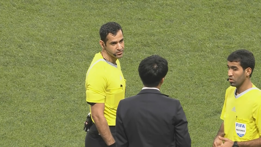  賈西姆執(zhí)法亞冠海港客戰(zhàn)神戶勝利船，此前主哨國足0-7日本