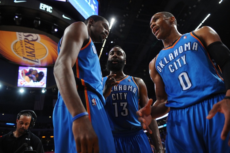  雷霆三少得分全部進(jìn)入歷史前20！他們是NBA歷史最大的如果嗎？